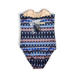 New J. Crew Underwire One Piece Geometric‎ Swimsuit 2